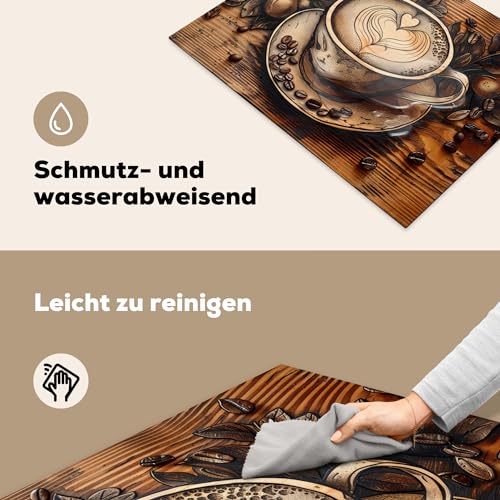 KitchenYeah© Herdabdeckplatte Einteilig Küche Herdabdeckung Induktionsfeld – Ansicht 4