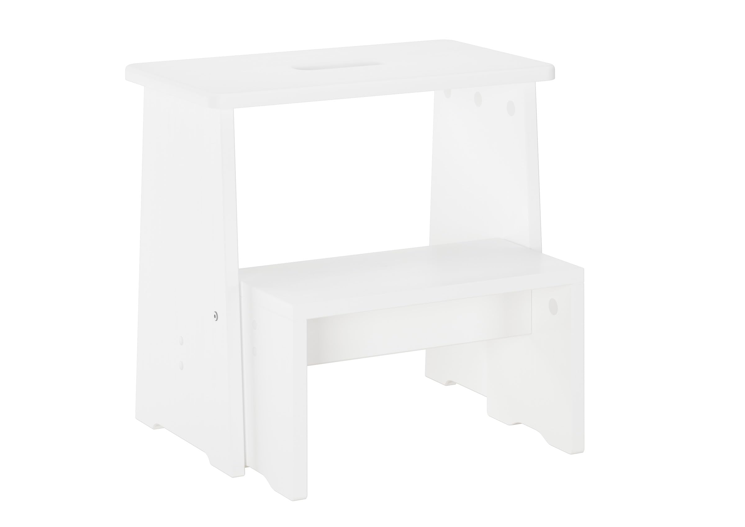 Stufenhocker Klapphocker Tritthocker Klappbar Kiefer Natur oder Weiß