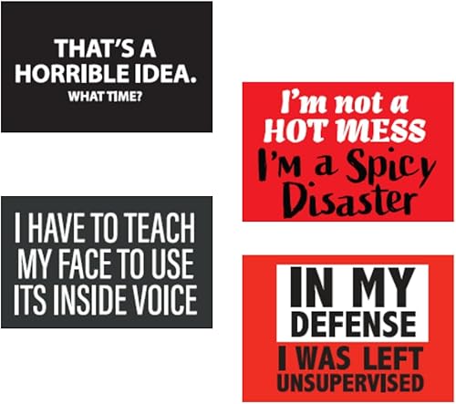 Kalan - Divertidos imanes de nevera para decoración del hogar, juego de imanes para refrigerador, lavavajillas, pizarra blanca y accesorios de