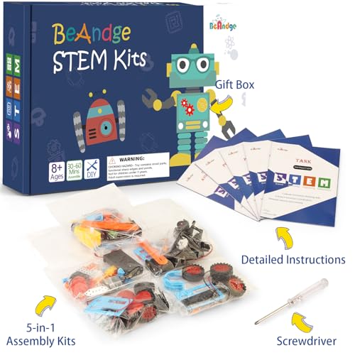 STEM Science Kits for Kids, 5 Set Wind Powered Car for Boy Toys Bulk Gifts - Image 4