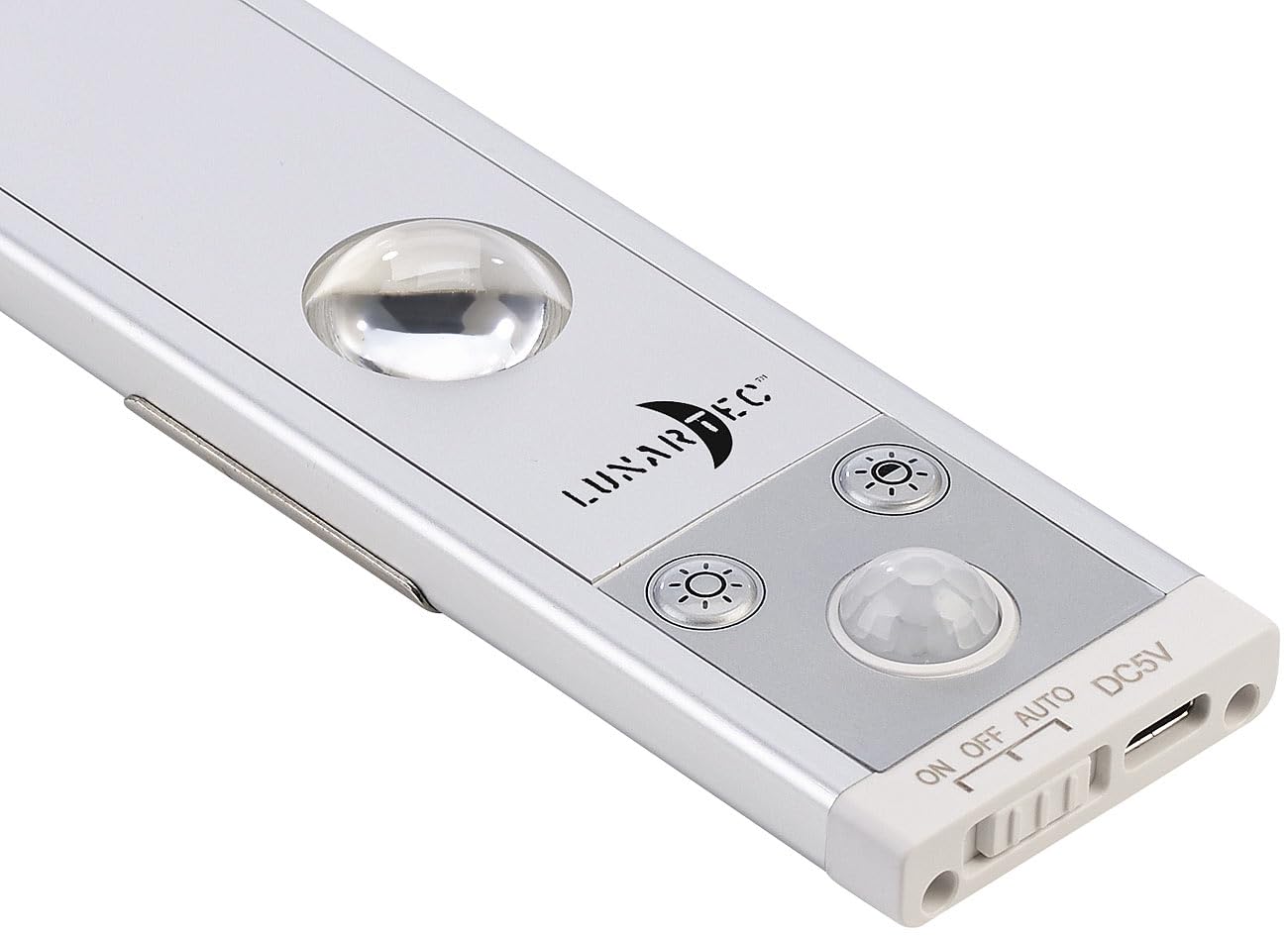 Lunartec strisce luminose cucina led: Set da 2 Fari LED a batteria per sotto mobile, con 4 coni di luce, CCT, dimmerabile (lampada da sotto mobile cucina con sensore, illuminazione a piatta, veicolo)