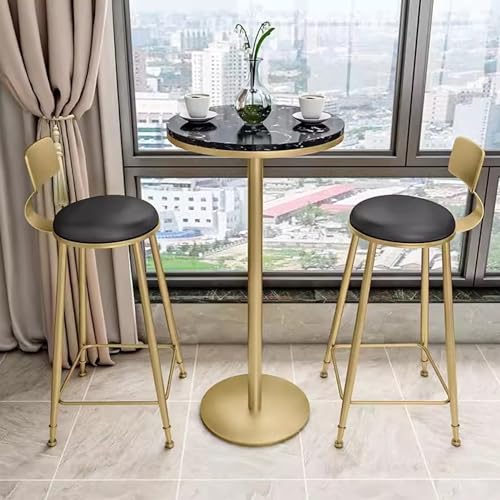 Mesa de bar de mármol de 75 cm para diseño moderno de interiores 2