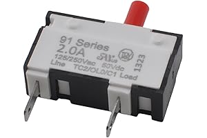 Push to Reset Thermal Circuit Breaker Switch Replacement Part Compatible With Dyson DC24 DC25 Vacuum
