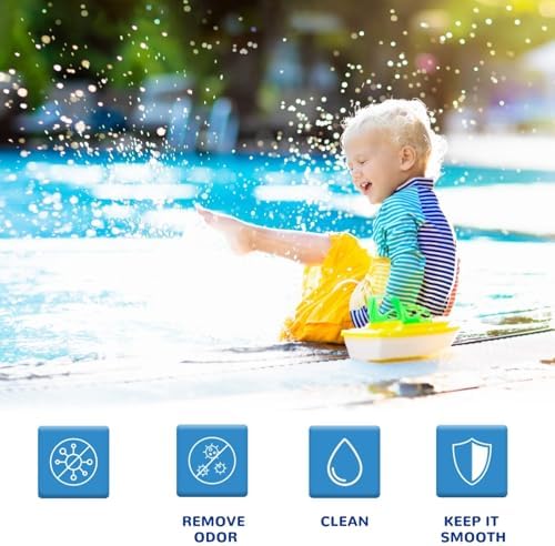 Pool Cleaning Tablets for Crystal Clear Water, 100g/3.53oz, Easily Break Down Stubborn Odors and Stains, Suitable for Veryone (1PCS) - 3