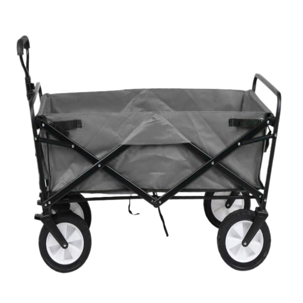 Fgjsfhrdtu G Four-Wheel Foldin Supermarket Cart, Fishin Gear Transport Trolley(G)