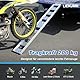 LIEKUMM 1 x 180 cm Auffahrrampe Klappbar, 200 kg Tragkraft Auffahrrampe für Anhänger, Aluminium Leicht Motorrad Rampe für Motorrad, E-Bike, Dirtbike, Fahrrad