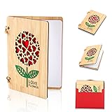 Tarjeta de Felicitación de Madera, Tarjeta San Valentin Hecha a Mano, Tarjeta Aniversario Pareja, Tarjetas para Regalos Felicitacion de Madera con Sobres, las Mejores Ideas para Bodas y San Valentin Tarjeta de Felicitación de Madera, Tarjeta San Valentin Hecha a Mano, Tarjeta Aniversario Pareja, Tarjetas para Regalos Felicitacion de Madera con Sobres, las Mejores Ideas para Bodas y San Valentin
