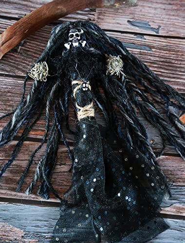Muñeco Vudú Real Hecho a Mano Set Decorativo Negro miniatura 3