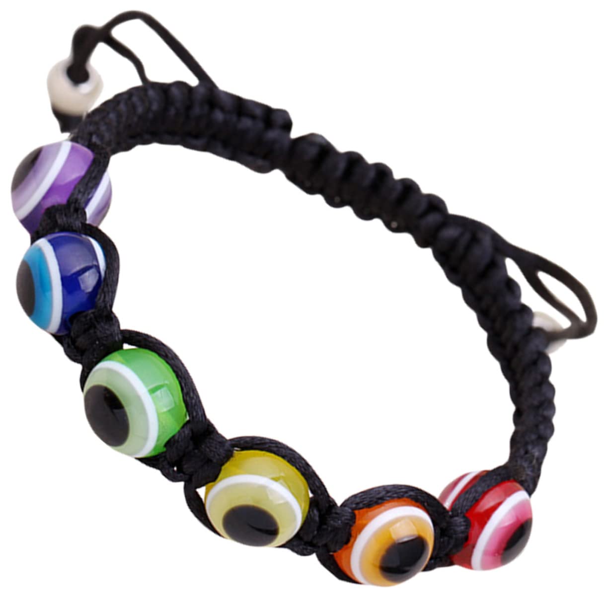 GALPADA 2 Uds Pulseras De Mujer Decoración De Yoga Pulseras Trenzadas Para Hombres De Cuerda De Mal De Ojo Azul Pulsera De Cuentas De Mal De Ojo Pulsera Trenzada Hecha A Mano