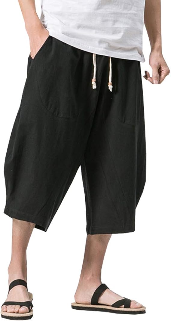 Amazon Aragon 夏服 サルエルパンツ メンズ 袴パンツ 7分丈 夏 クロップドパンツ 調整紐 ズボン ショートパンツ ポケット付き ハーフパンツゆったり 無地 ミディアムパンツ 通販 Amazon Aragon 夏服 サルエルパンツ メンズ 袴パンツ 7分丈 夏 クロップドパンツ 調整紐 ズボン ショートパンツ ポケット付き ハーフパンツゆったり 無地 ミディアムパンツ 通販