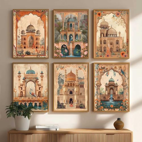 Image of kotart Traditional Madhubani Art Paintings with Frame for Home Decoration - Traditional Framed Painting for Living Room Bedroom Office Decor - Pichwai Wall Art Painting for Wall Decoration - (10x13 inch, B)