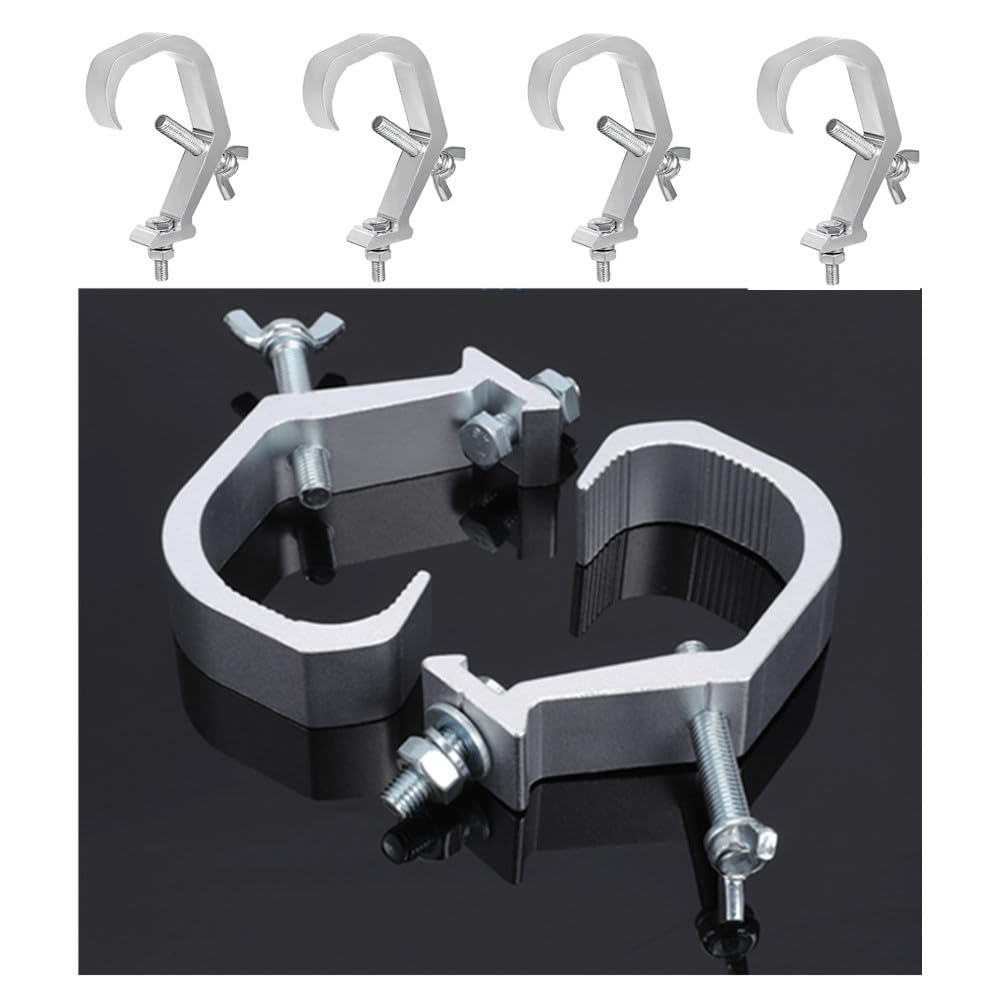 Pinces De Lumière De Scène Robustes, 4 Pièces, Kit De Crochets Pour Lampe De Scène En Fonte D'aluminium Moulé Pour Projecteur à Tête Mobile