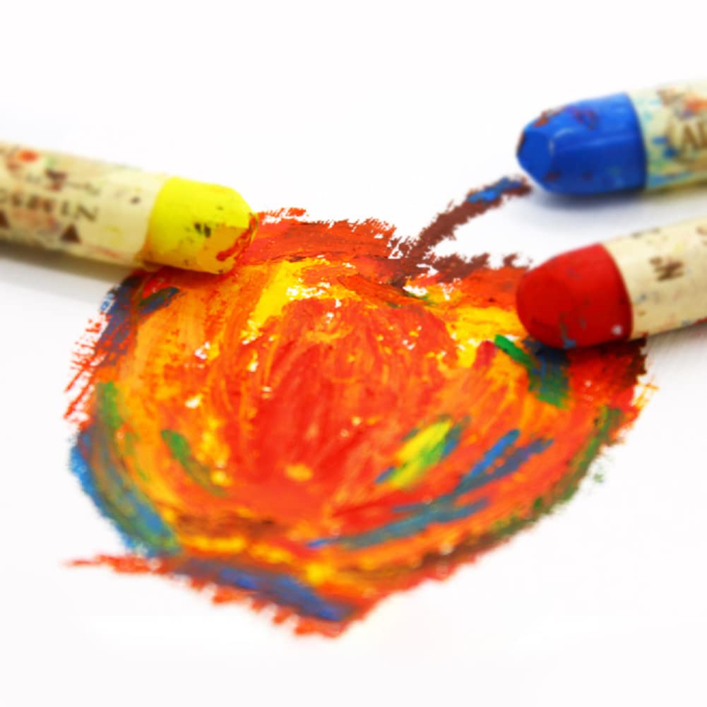 ASFD Drawing pens Painting Pastel Stick Paint Art Students Special Crayon Super Soft Heavy Color Silky Oil Painting Stick Colour pens