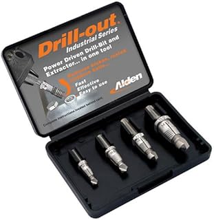 ALDEN Drill-Out Broken Bolt Extractors Set 4