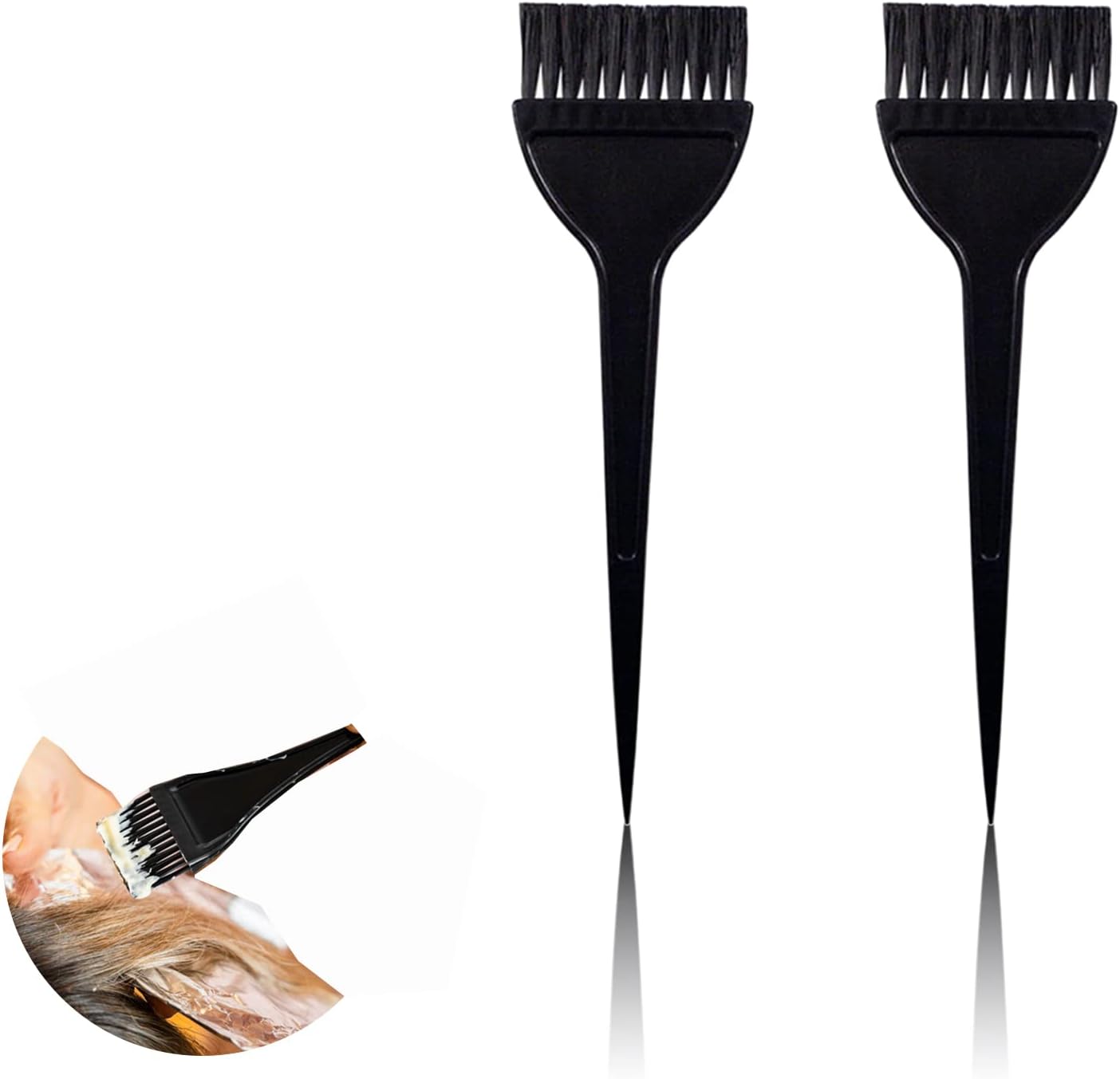 Hair Dye Brush, 2 Pcs Tint Brush Hair Colour Brush Hair Dyeing Comb