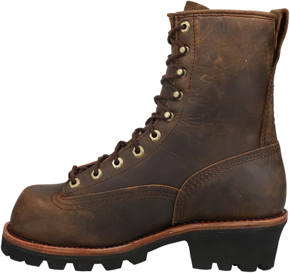 Chippewa Men's 73101 8" Lace-To-Toe Logger Waterproof Boot,Bay Apache,7.5 M US