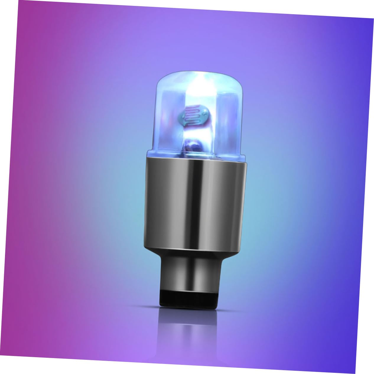 TOYANDONA Lumière De Soupape Brillant Éclair Lumières des Pneus Lumière De Roue Vélo Lumière Voyant De Vélo De Route Lampe À Rayons De Roue Acier Inoxydable