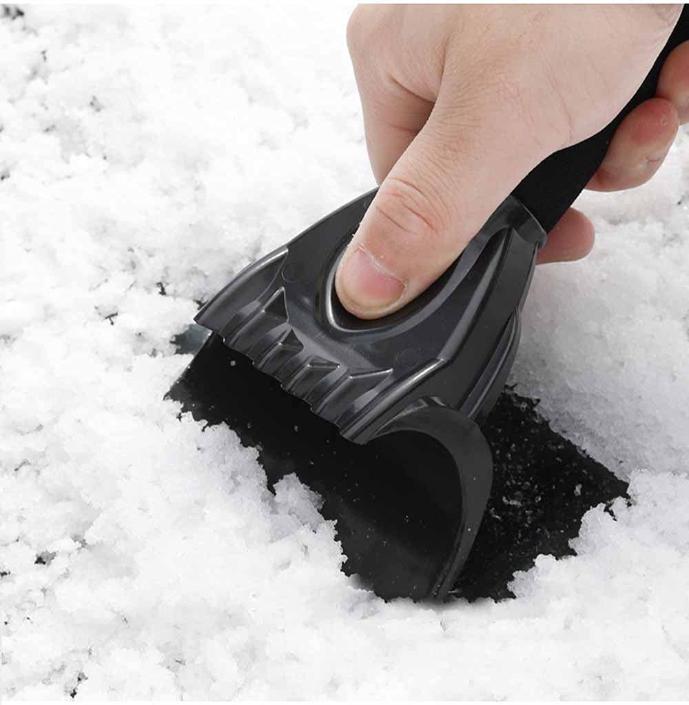 Rascador De Hielo Para Coche - Doble Función Con Mango Antideslizante - Ideal Para Limpiar Nieve Y Escarcha Del Parabrisas