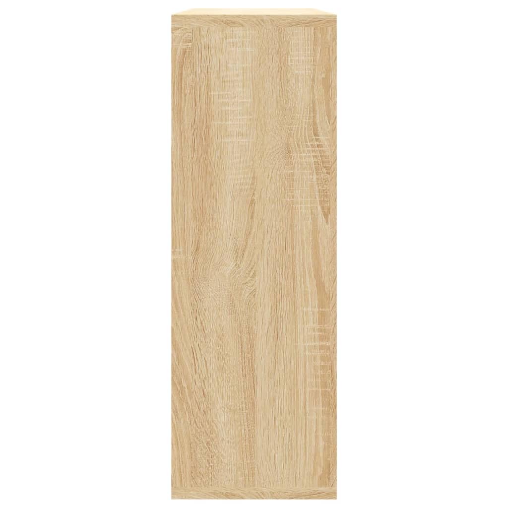 Myheimly andregale Bücherregale Hängeregale Wandregal Bücherregal Regale mit 3 offenen Fächern Schweberegale 104x20x58,5cm Holzwerkstoff Sonoma Eiche
