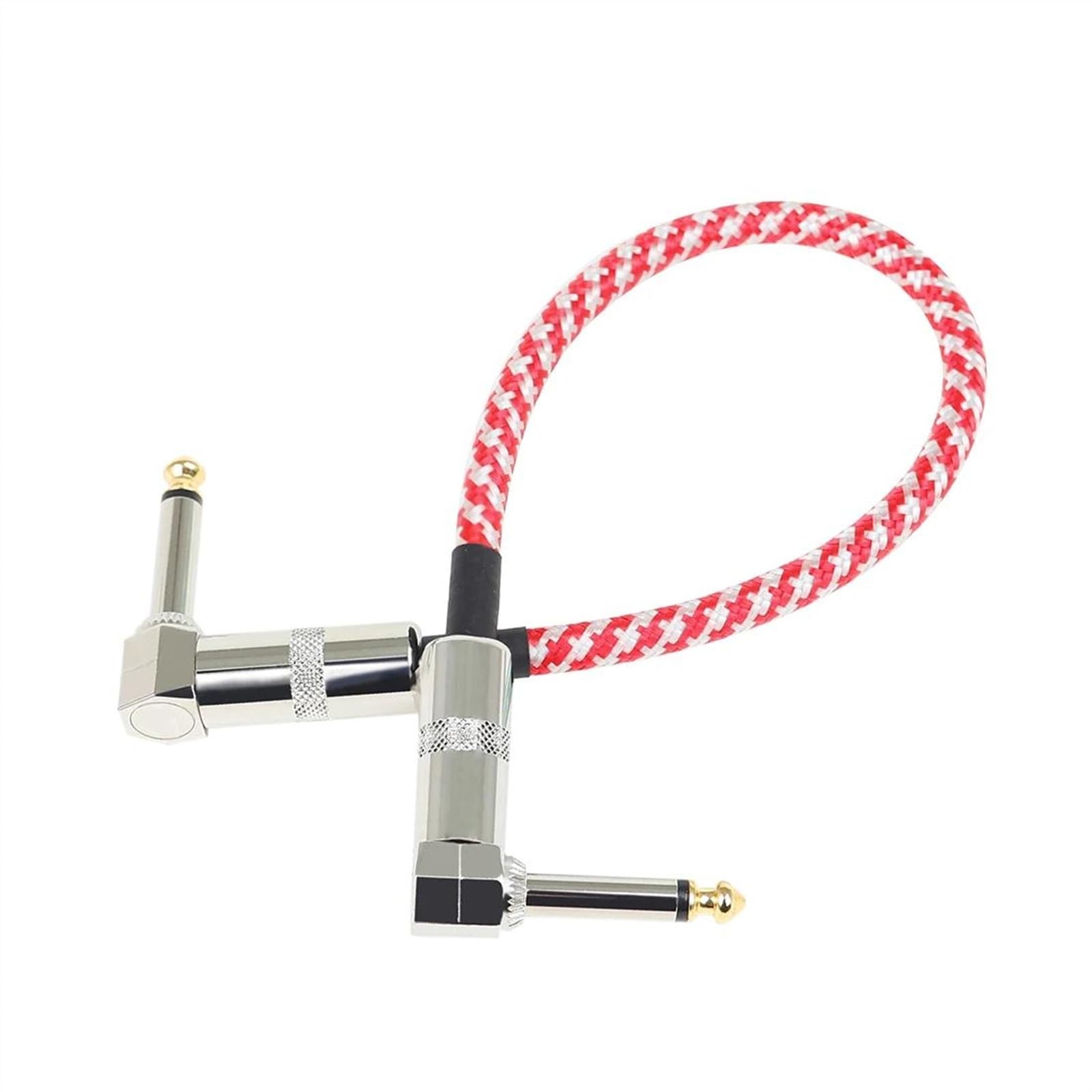 Accessori Per Cavi Per Amplificatori Musicali Per Chitarra Elettrica, Basso Cavi Audio Intrecciati In Nylon Da 6,5 ​​a 6,5 ​​Jack Cavo Audio per Strumento Chitarra