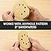 Shawya 5 Inch Hand Sanding Block Hook and Loop Sanding Block 2 PCS Round and Mouse Hand Sanding Blocks Foam Sanding Blocks Auto Body Hand Sanders for Wood Mouse Sanding Pad Sandpaper Holder