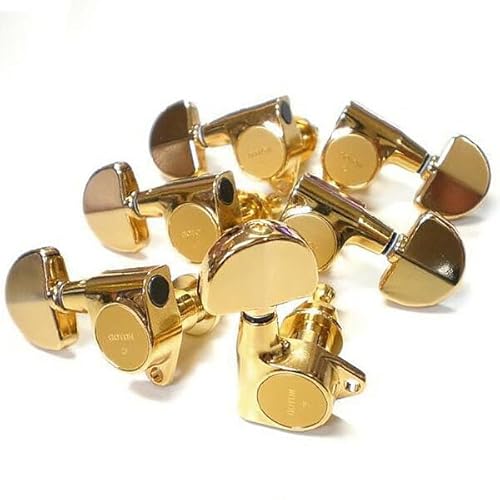 GOTOH SG301 AB20 G L3 R3 ゴールド 両側タイプ ギター ペグ 6個セット 【Ebiオリジナルピック付】