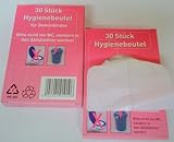 30 St. Hygienebeutel PE-HD Polybeutel nachfüll Hygiene bags Nachfüllbeutel