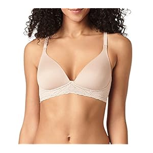 Warner's Women's Cloud 9 Super Soft Wireless Lightly Lined Comfort Bra RO5691A, Toasted Almond, 34B