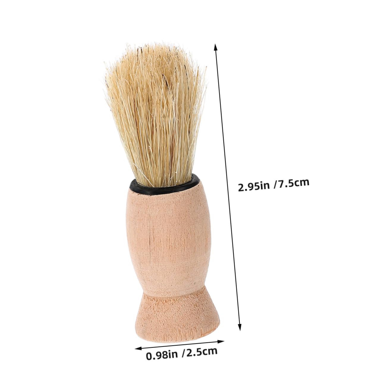 SHERCHPRY Hand Crafted Shaving Brush Set for Men Wood Handle Safety Razor Brush Beard Cleaning Tool for Dad Boyfriend Barber Wet Shave