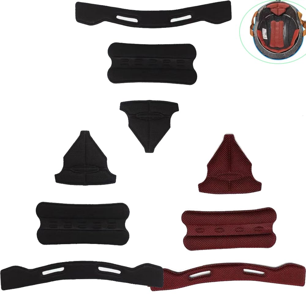 Juego de 3 almohadillas universales de repuesto para casco de bicicleta, almohadillas de espuma para casco de ciclismo, casco de bicicleta, monopatín, casco de bicicleta de montaña, casco de