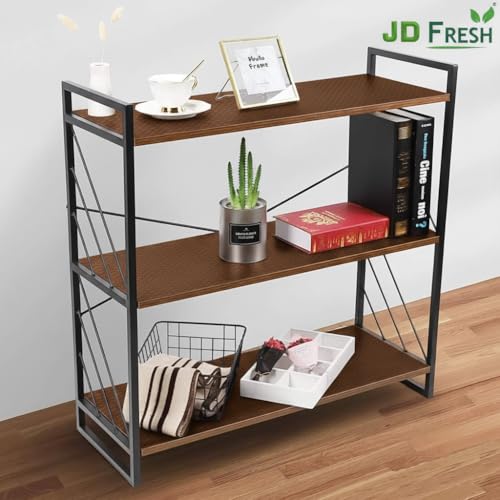 Image of JD FRESH 1.25 Meters EVA Food Grade Fridge Mats /Anti Slip Mat for Kitchen /Washable Shelf Liner Roll Sheet for Wardrobe /Cabinet /Dining Table /Drawer Mat Roll /Refrigerator Mats (Diamond Texture, Brown)