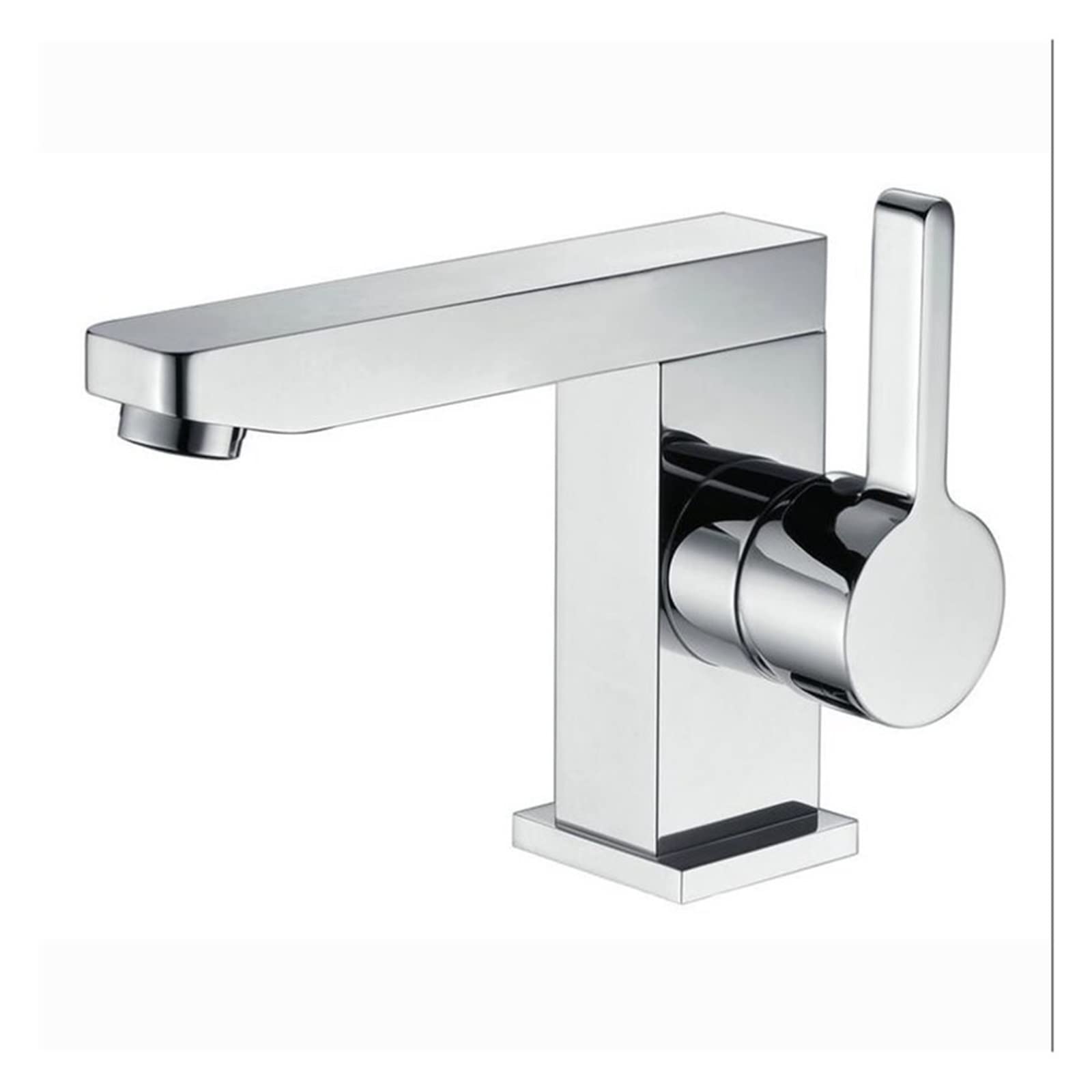 Robinet mitigeur lavabo mécanique avec levier eau chaude et froide