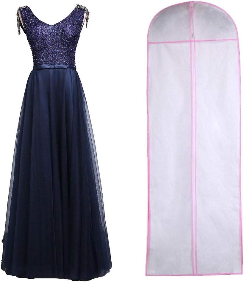 Generic Garment Cover Bag for Wedding/Dance Dress Size Plus Dustproof Clothes Covers Breathable Storage/Travel Bag for Long Dress Bridal Gown Robes, 70"2