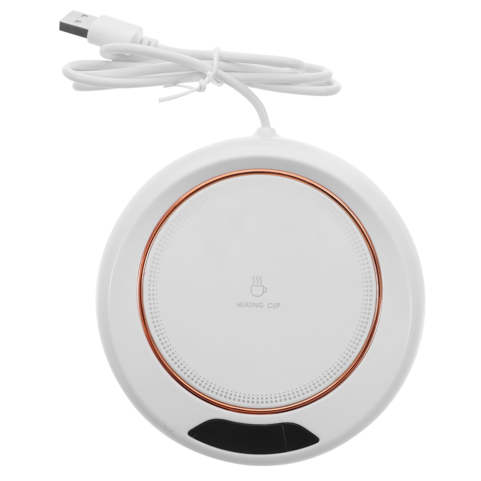 KICHOUSE Heated Coffee Mug Office Mug Warmer Set Metal Warmers Milk Desk Heating Coaster