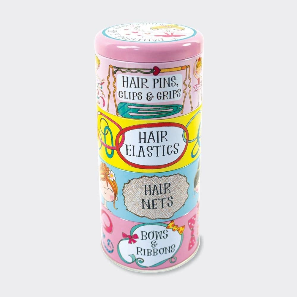Rachel Ellen Ballerina Hair Accessories Stackable Storage Tin Birthday Gift Idea