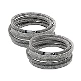 Honoyam 2 Pack 429636 197253 Mower Deck Belt 42' Drive Belt 101.4' x 1/2' Replacement for Husqvarna AYP Poulan 197253 532197253 532429636 John D-eere M84136 M87323 Fits Husqvarna YT1942 YTH2042