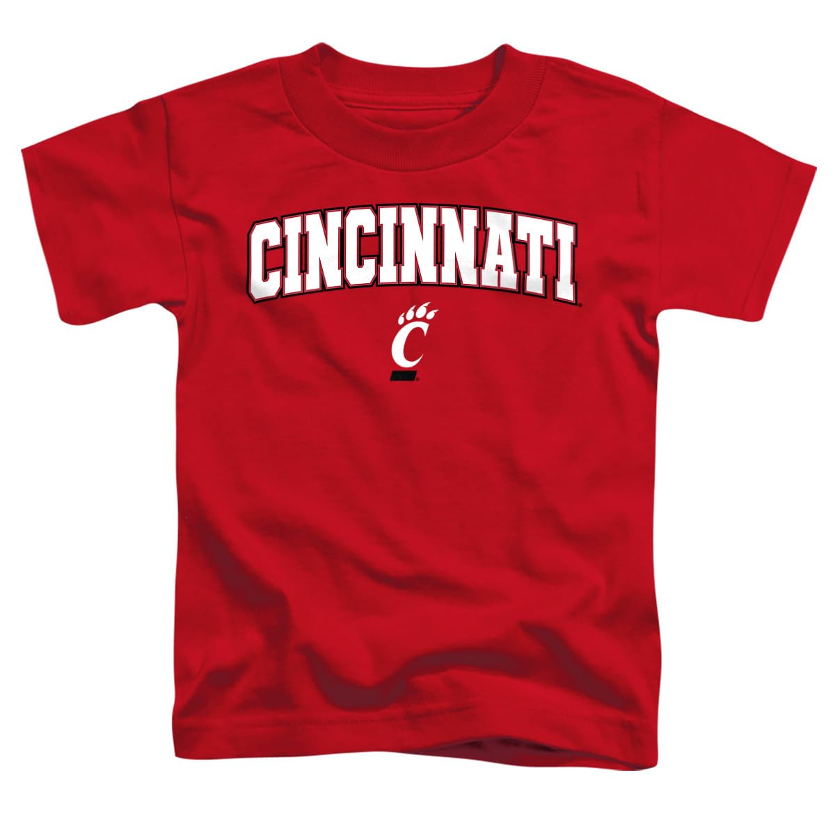 LOGOVISION University of Cincinnati Arch Logo Kids T Shirt (3) for Toddler Boys and Girls, Red