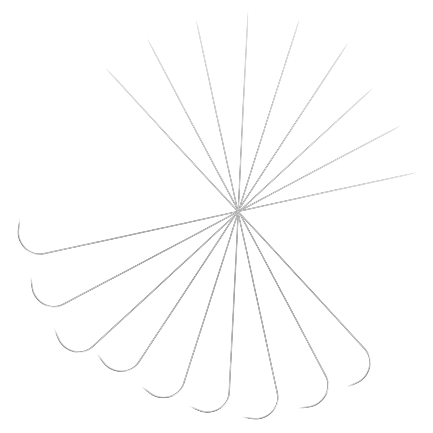 HAPINARY Sturdy Metal Beading Needles 9pcs Jewelry Making Kit for Bead Bracelets Necklaces