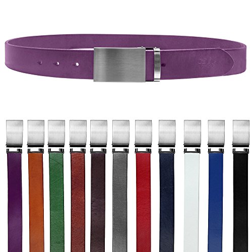 Falari Men's Full Grain Leather Belt, Classic Dress Belt4