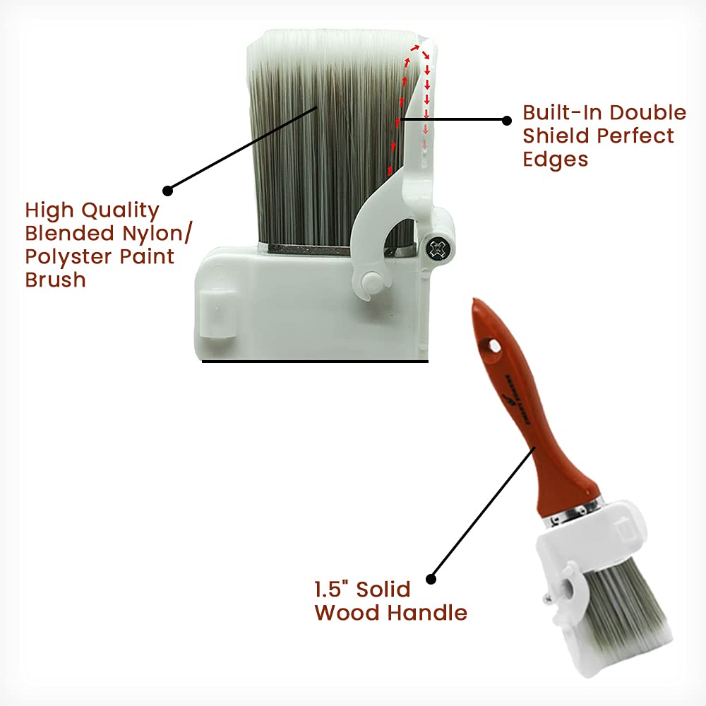 Buy Emery Edger Paint Brush Nylon/Polyester Paint Brush with 1.5
