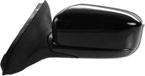 Miniatura 2 de Espejo Power Negro Lado del conductor izquierdo izquierdo izquierdo para 03-07 Honda Accord Coupe