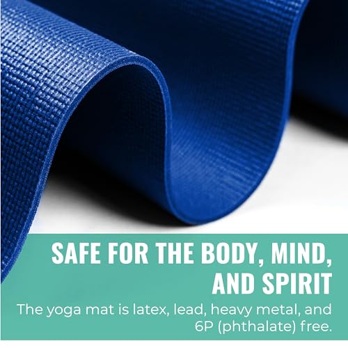 Image of Hello Fit 20 Pack Kids Short Value Yoga Mat, 60 inchx24 inchx3.5mm, Colorful | Bulk Non Slip Exercise Mat for Boys and Girls - Easy to Clean, Non Toxic Kid's Workout Mat for Schools and Classrooms