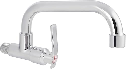 Miniatura 8 de Grifo de cocina de montaje en pared, grifo de cocina extraíble G12 pulgadas, grifo de agua fría, grifo de fregadero de lavabo de lavado individual