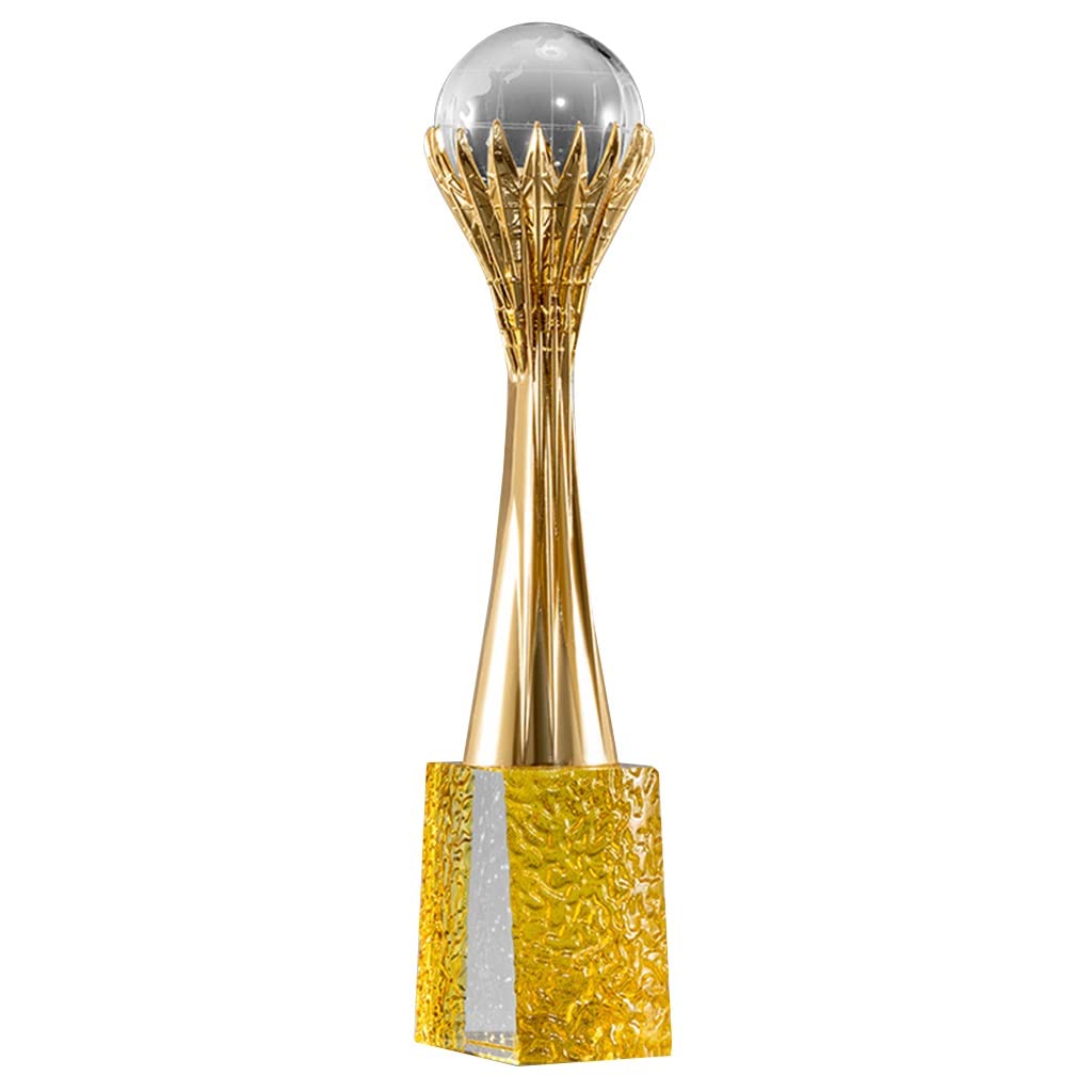 Pokale, Medaillen Auszeichnungen Goldmetallische Kristalltrophäe Meistertrophäe des Sportwettbewerbs Gravur Trophäe International Sports League Film Festival Award Trophäe Pokale