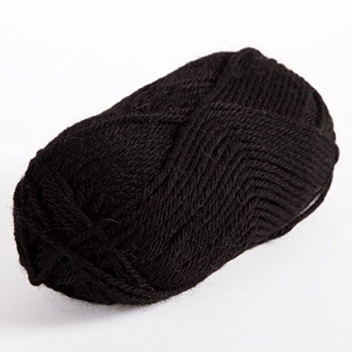 Knit Picks Wool of The Andes Worsted Weight 100% Wool Yarn Black (1 Ball - Coal)