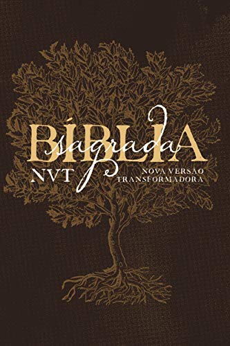 Bíblia nvt letra grande – éden marrom: capa soft touch