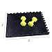 BalanceFrom Puzzle Exercise Mat, 6-Pc Interlocking Foam Tiles, 1/2” Thick, 24 Sq Ft, Black - Training Floor Mats for Workouts - Home Gym Accessories and Equipment