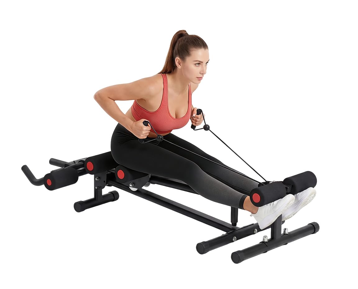 RELIFE REBUILD YOUR LIFE Bauchmuskel Trainer Bauch Trainingsgerät Bauchtrainer für Zuhause AB-Workout-Gerät Bauchtrainer Zusammenklappbarer
