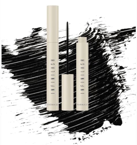 FARMASi Infinilash Mascara, Lengthening & Volumizing Definition, Twin-Vortex Silicone Brush, Clump-Free Lightweight Formula, Ultra Black Finish - Image 2