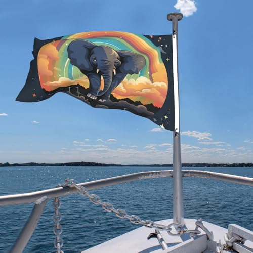 Drapeau extérieur robuste 1,2 x 1,8 m double face de bienvenue
